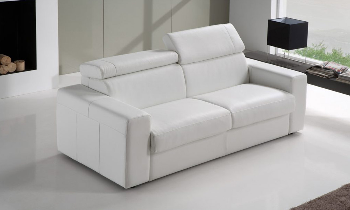 Achat canapé convertible en cuir pas cher proche de Tullins 38210 - Mister  Bed