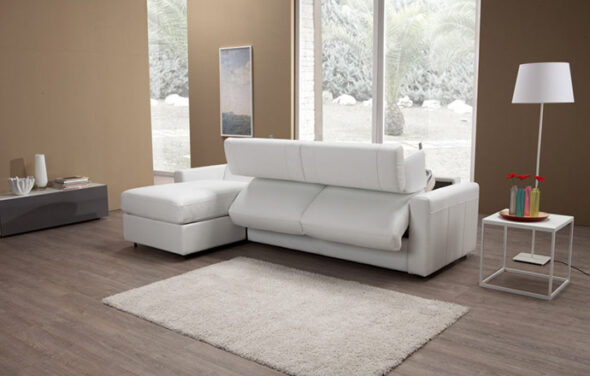 Canapé d'angle convertible cuir MORRIS - Altoni Leather