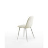 Chaise simili cuir blanc Julia