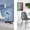Chaise simili cuir Julia