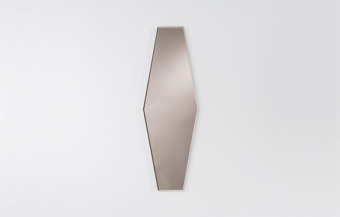 Miroir losange bronze AURELIE de chez Deknudt Mirrors
