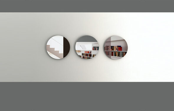 Miroir rond CORD de chez Deknudt