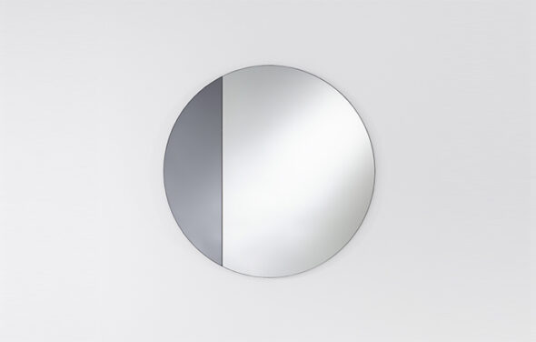 Miroir rond gris CORD de chez Deknudt