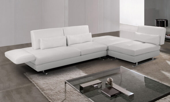 Serena - Canapé d'angle cuir Nicoletti – Image 3