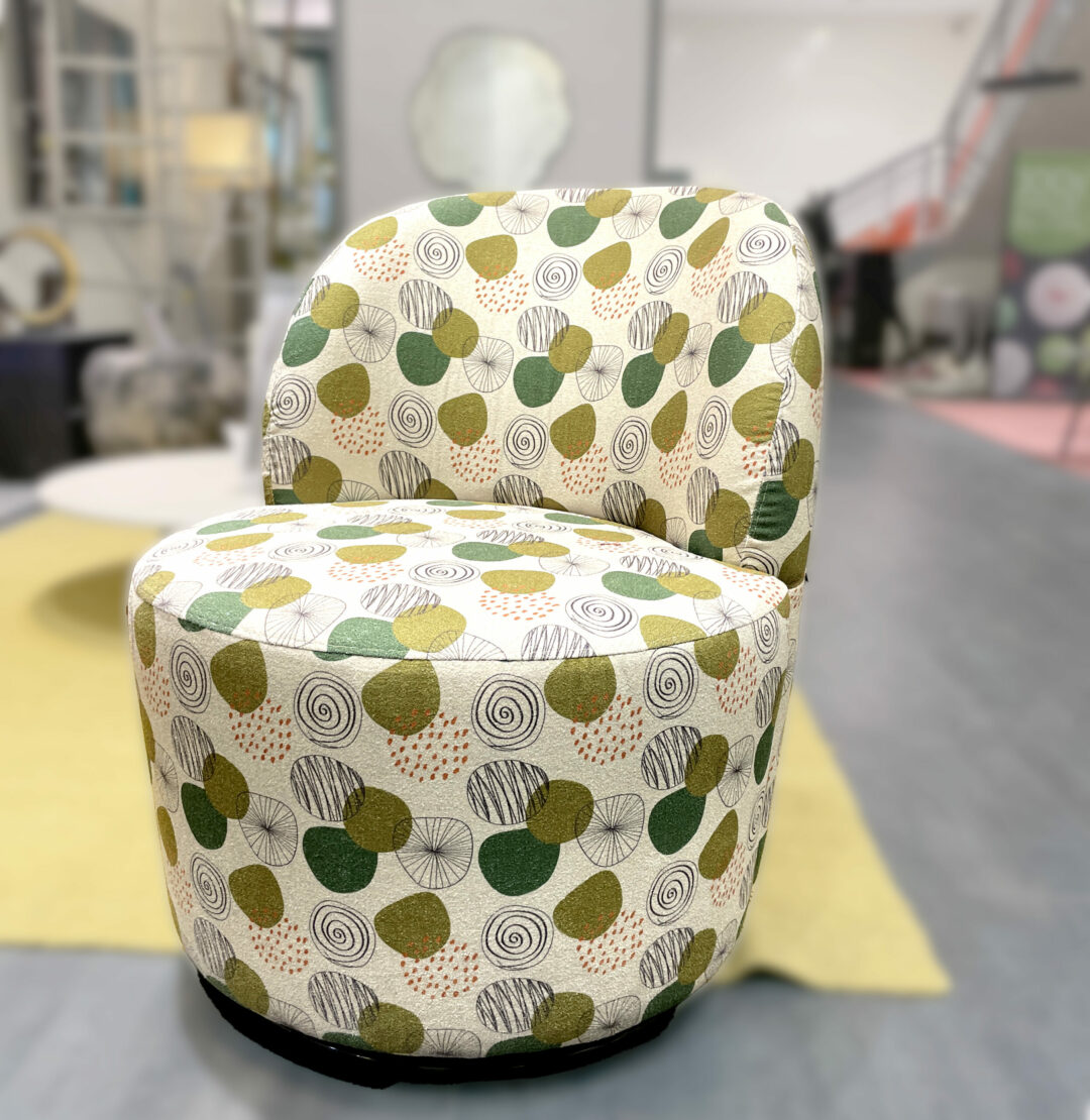 NICOLETTI : Fauteuil Cabriolet tissu Pivotant (360°) – Image 6