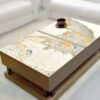 Table basse céramique bois 2 plateaux amovibles – Image 4