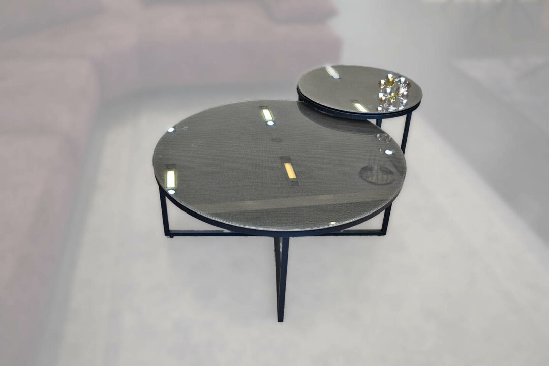 Table basse + Bout canapé forme ronde – Image 6