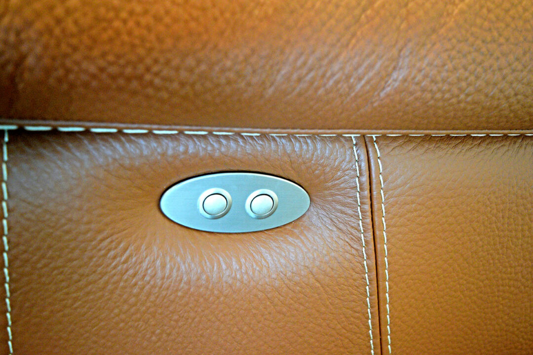Léopard - Canapé 3PL. cuir 2 Relax élec. – Image 6