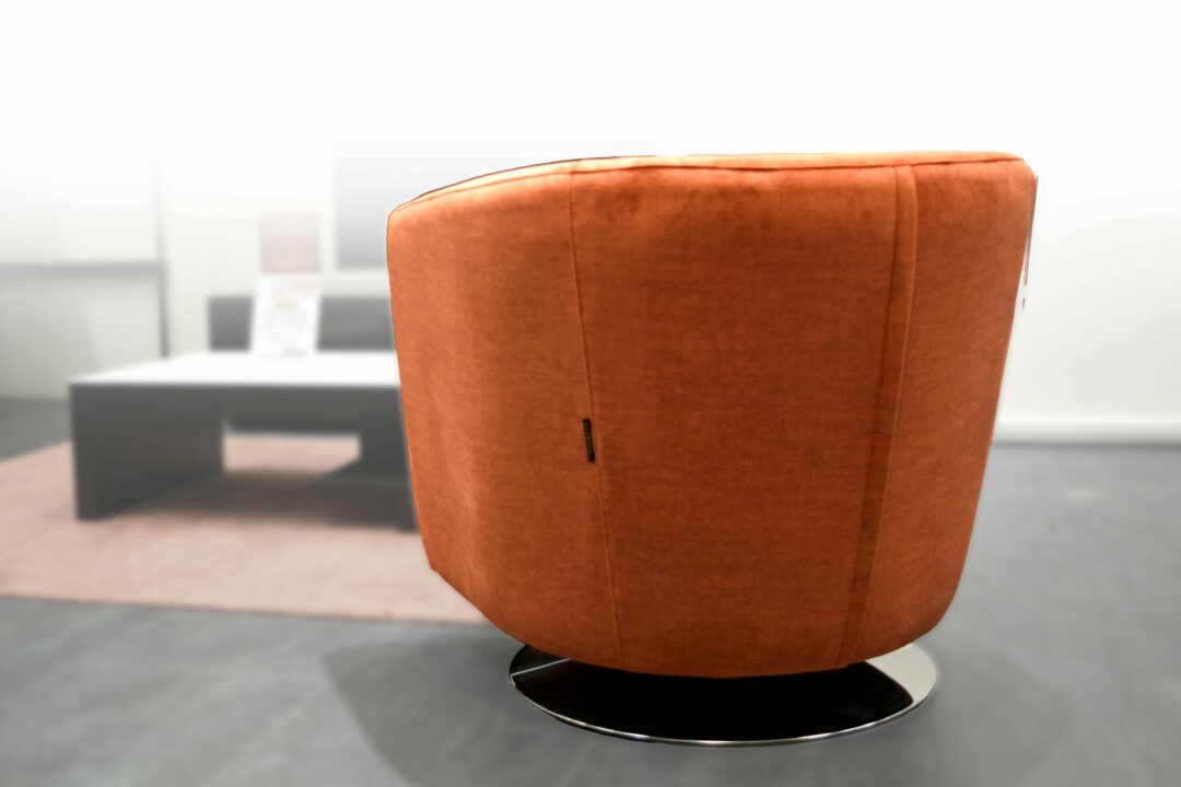 Dothe - Fauteuil Cabriolet velours Pivotant (360°) – Image 3