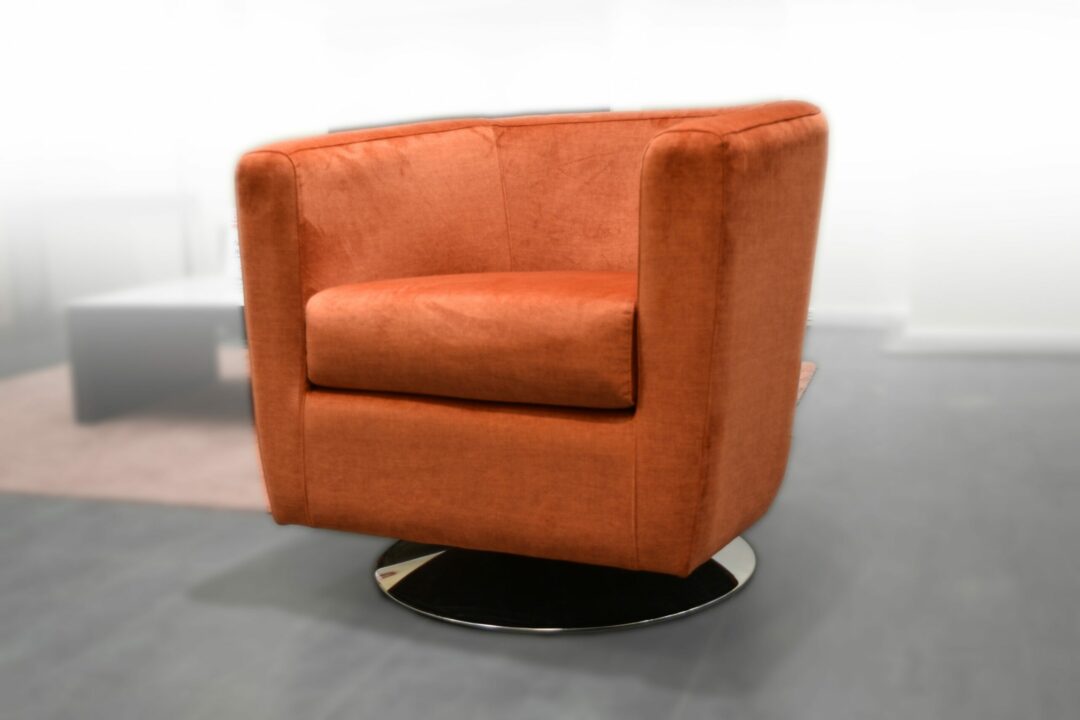 Dothe - Fauteuil Cabriolet velours Pivotant (360°) – Image 5