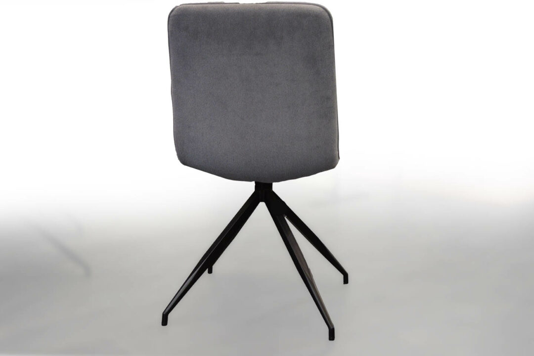 Minn - Lot 3 Chaises tissu gris clair – Image 5