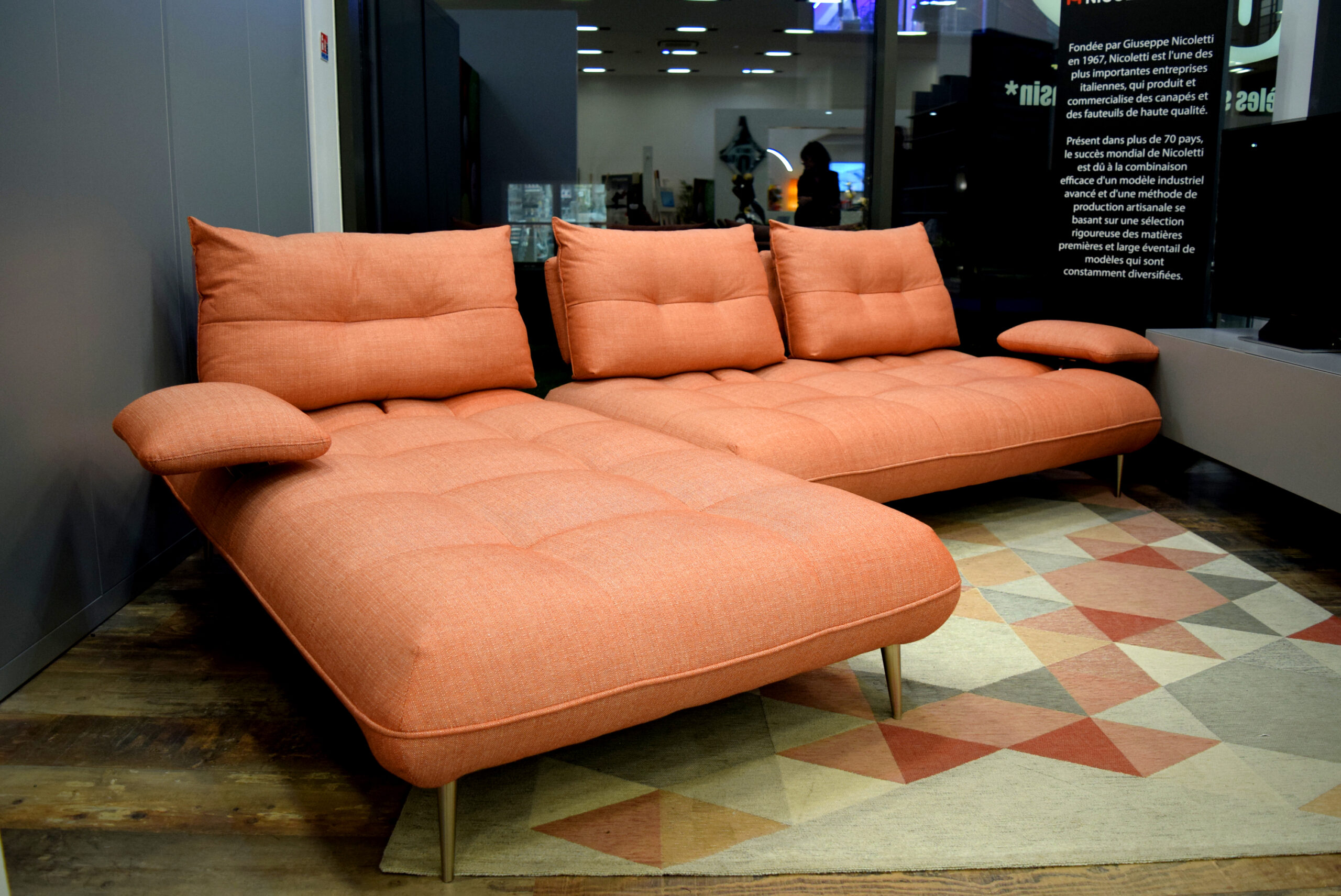 Accetto - Canapé d'angle Banquette et Chaise Longue – Image 4