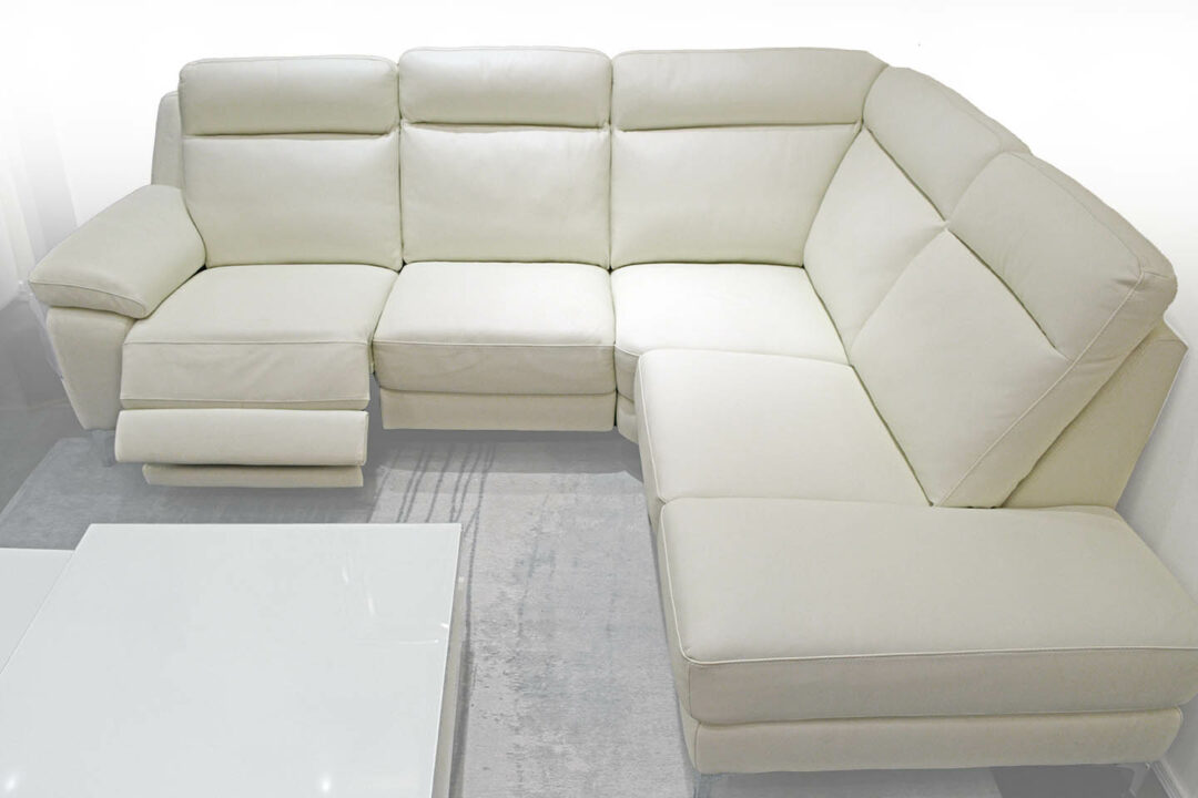 Wolf - Canapé d'angle en cuir avec 1 Relax élec. – Image 9