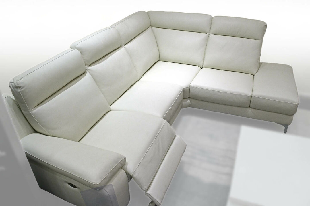 Wolf - Canapé d'angle en cuir avec 1 Relax élec. – Image 8