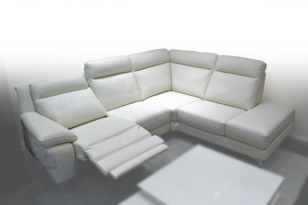 Wolf - Canapé d'angle en cuir avec 1 Relax élec. – Image 6