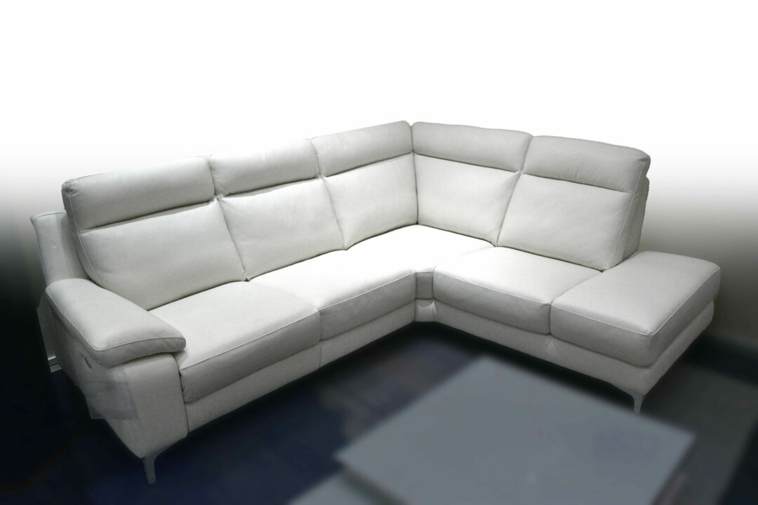 Wolf - Canapé d'angle en cuir avec 1 Relax élec. – Image 4