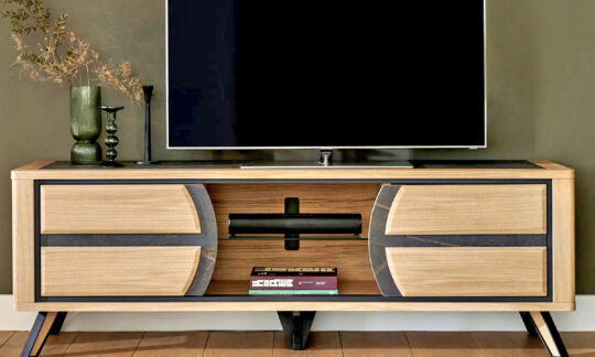 Gaemo - Meuble TV HIFI 2 PORTES