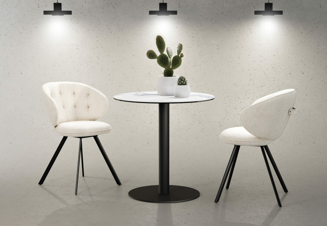 Notham - Chaise pivotante (180°)