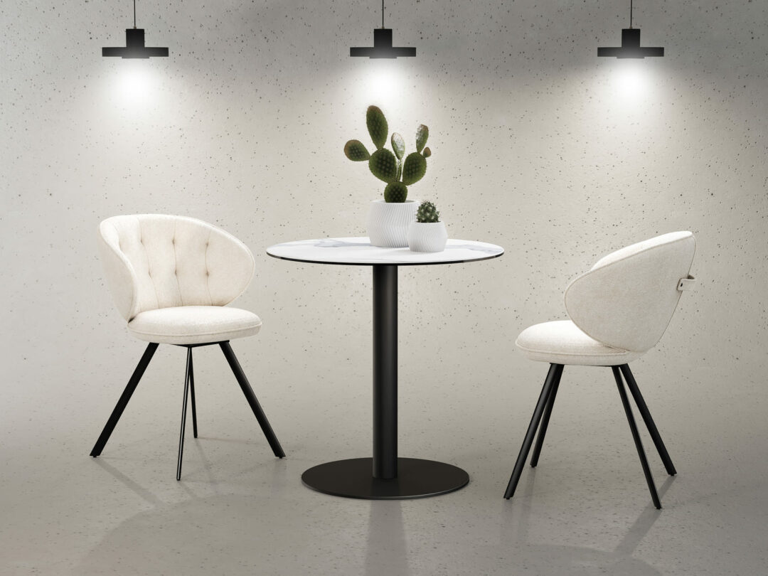 Notham - Chaise pivotante (180°)