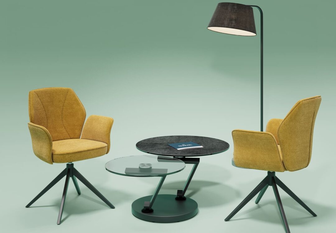 Vien - Chaise pivotante (180°)