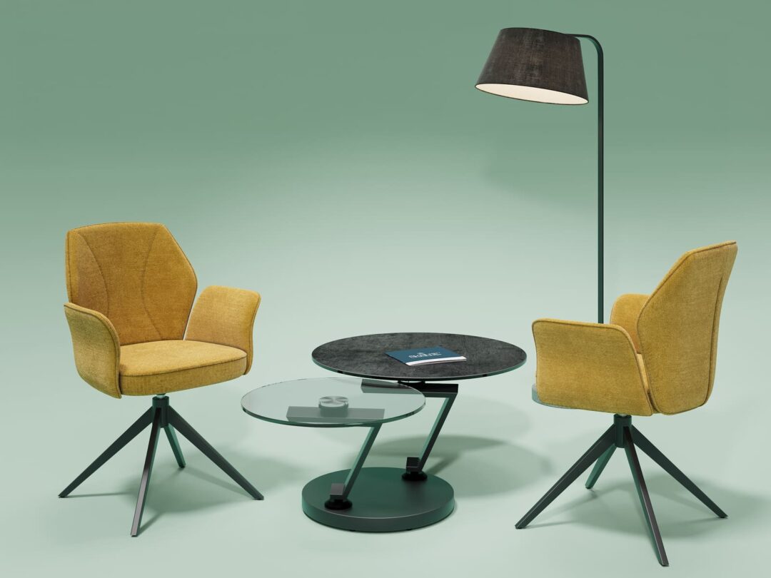 Vien - Chaise pivotante (180°)