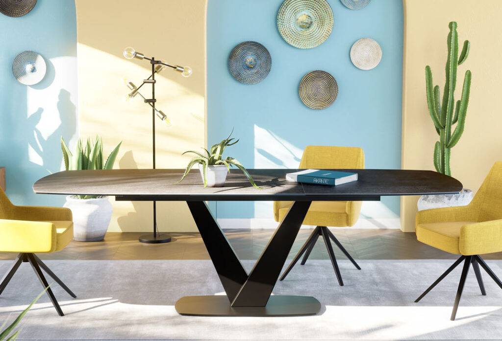Cosenza - Table de repas céramique extensible
