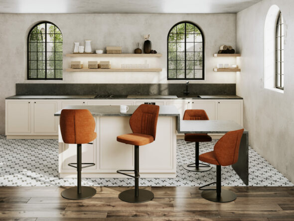 Bupest - Tambouret/Chaise pivotante (360°)
