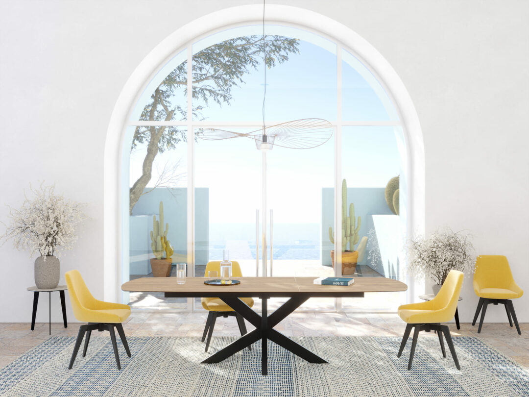 Garuda - Table de repas céramique extensible