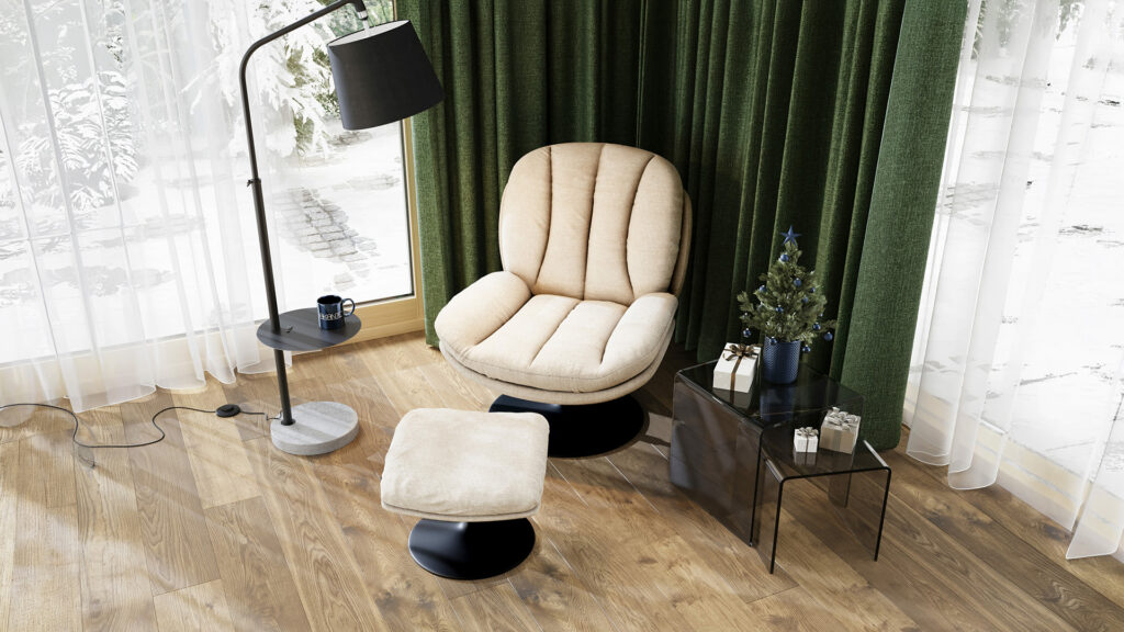 Catania - Fauteuil Pivotante 360°