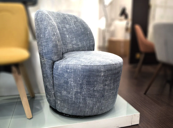 World Bleu - Fauteuil pivotant 360°