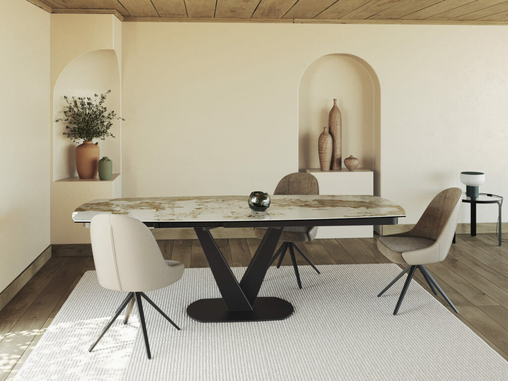 Latina - Chaise pivotante (180°)