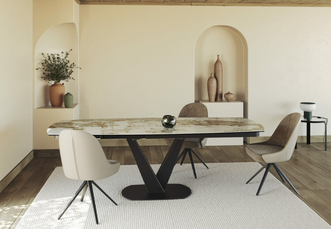 Latina - Chaise pivotante (180°)