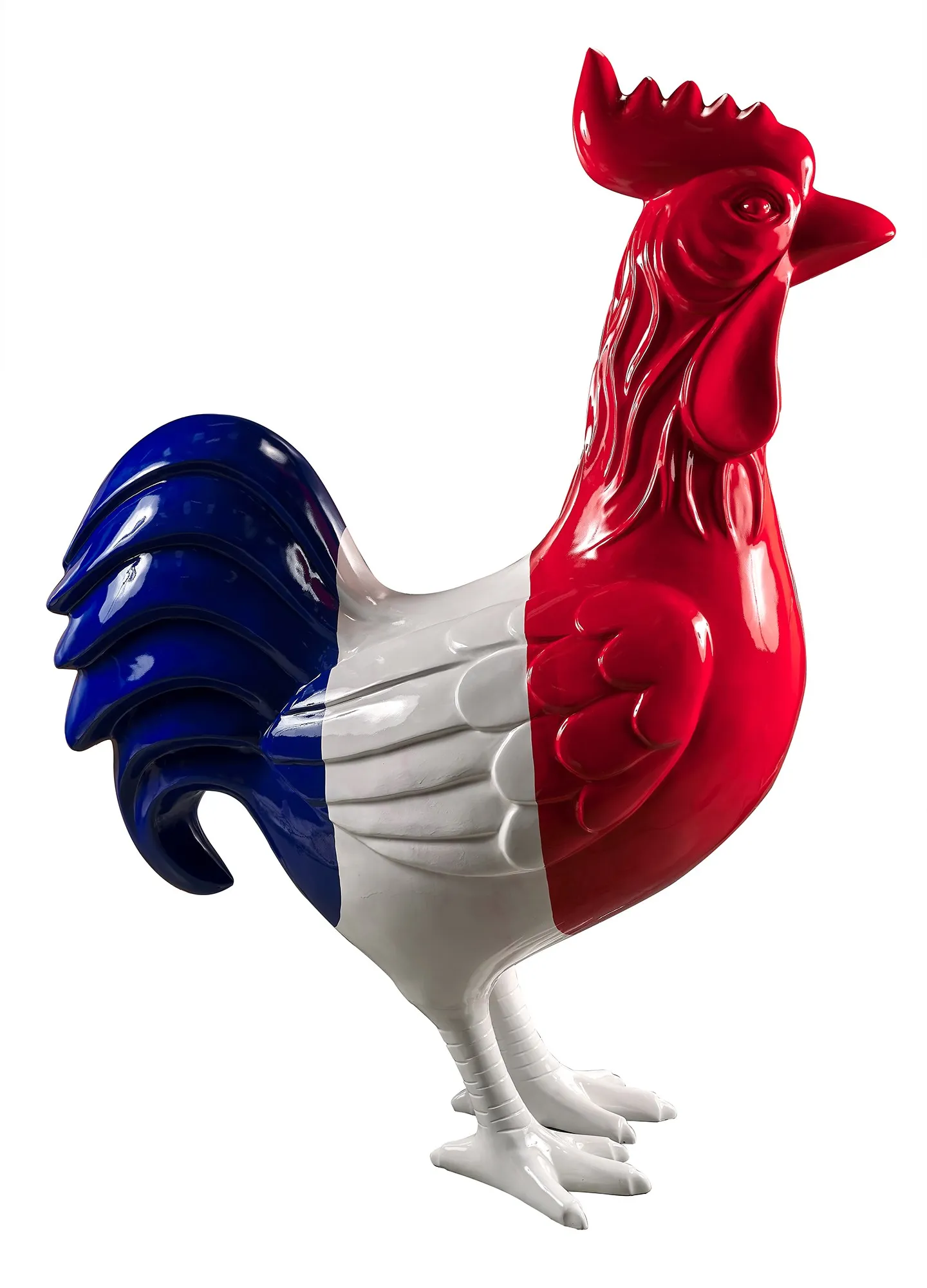 Coq Tricolore - En résine multicolore – Image 3