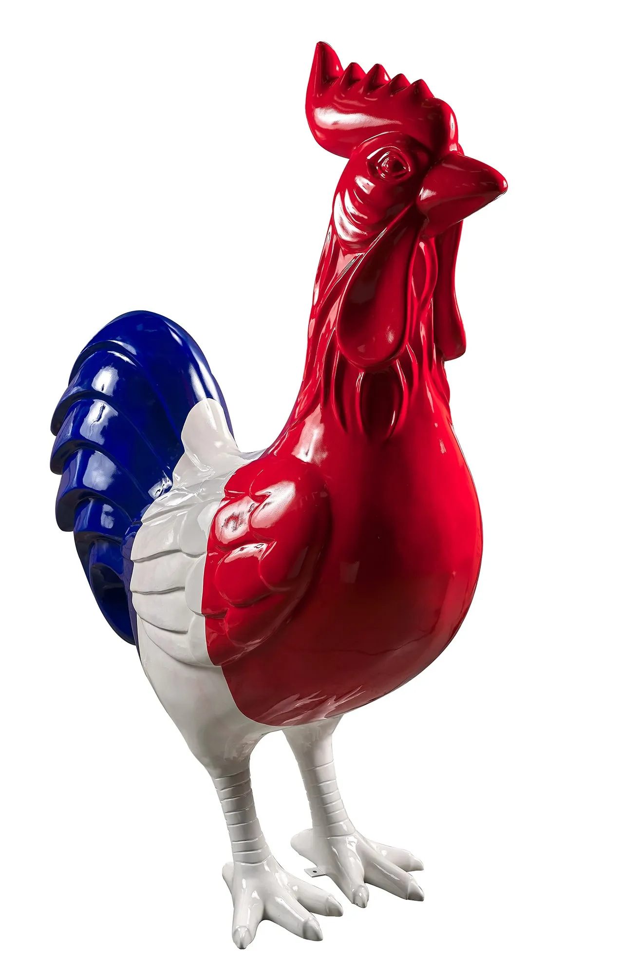 Coq Tricolore - En résine multicolore – Image 2
